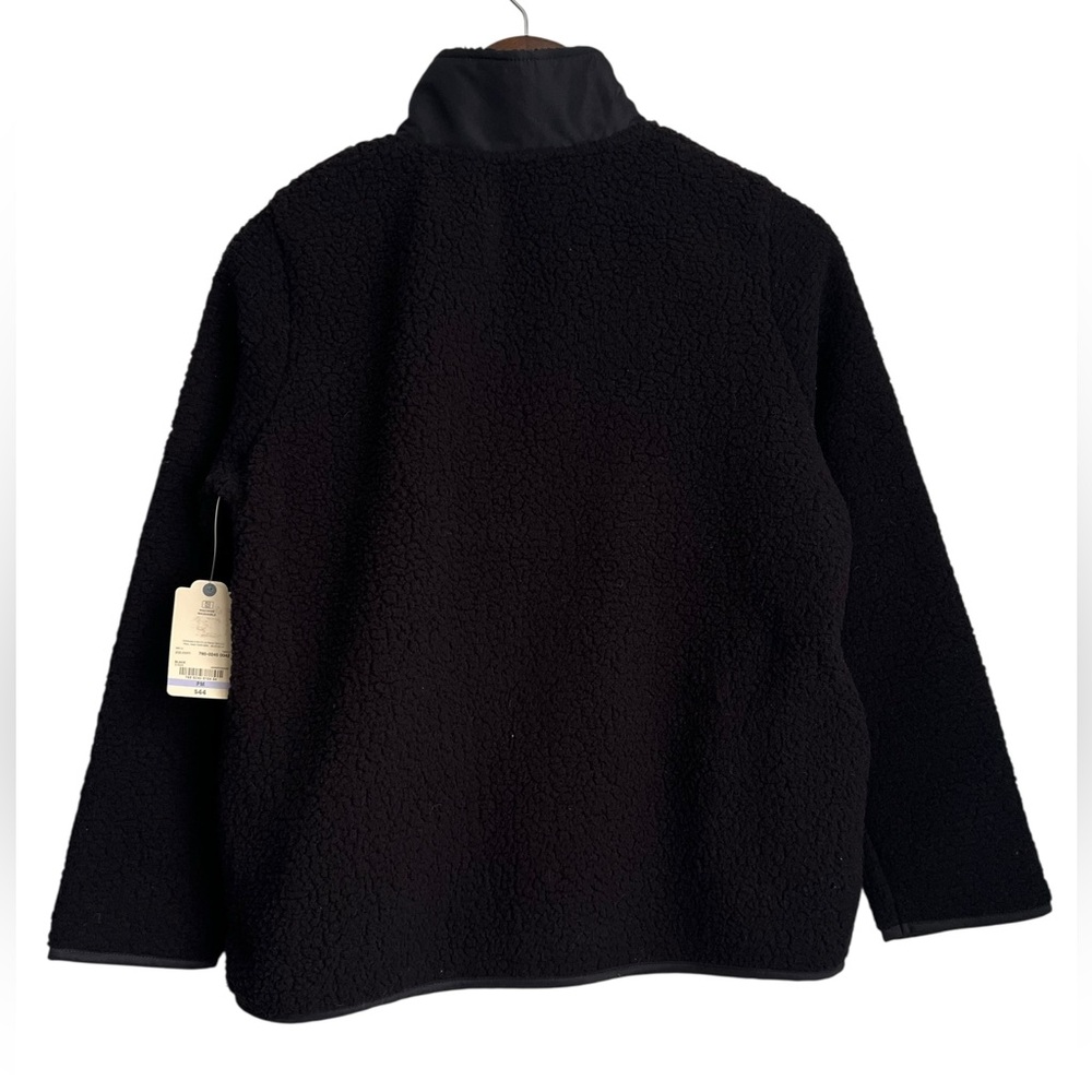 St. John’s Bay 1/4 Zip Pullover Sherpa Jacket NWT - SZ: PM - Picture 2 of 9